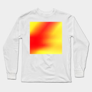 red yellow abstract texture art Long Sleeve T-Shirt